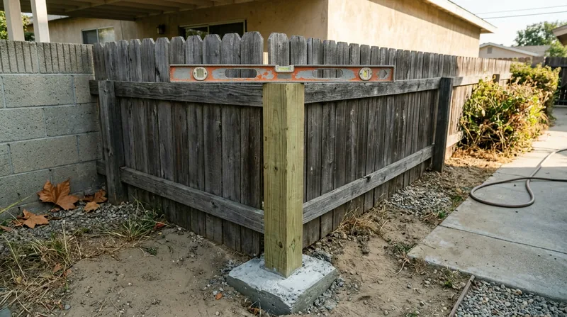 Fence Post Repair & Replacement Anaheim
